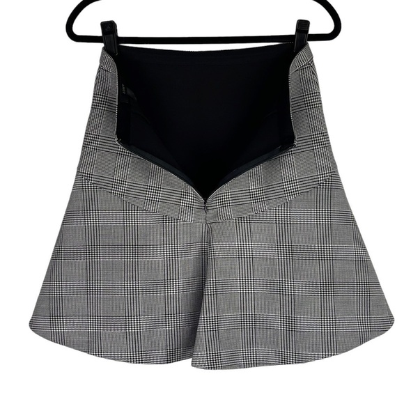 J. CREW PLAZA FIT & FLARE FLOUNCED GLEN PLAID CHECK PREPPY MINI SKIRT - Picture 5 of 10
